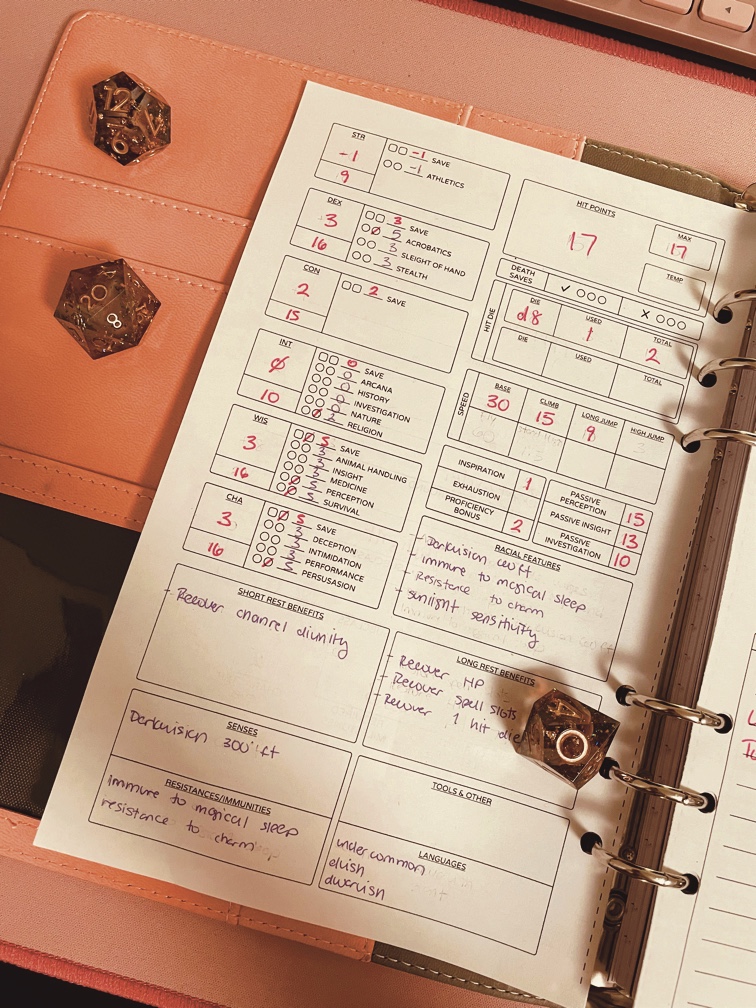 D&D Character Sheets